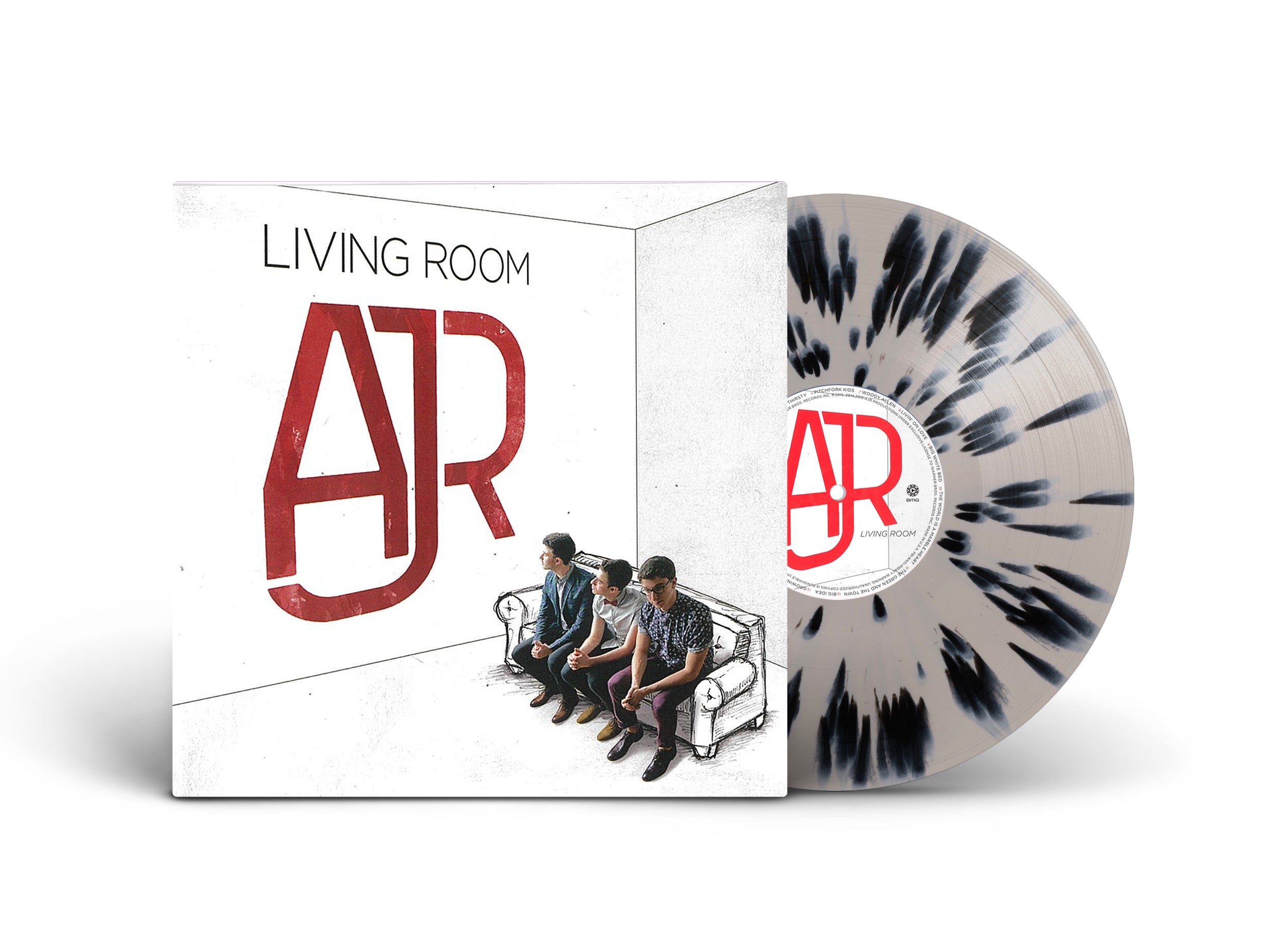AJR- Living Room (Bone/Black Splatter Vinyl) ( Vinyl )