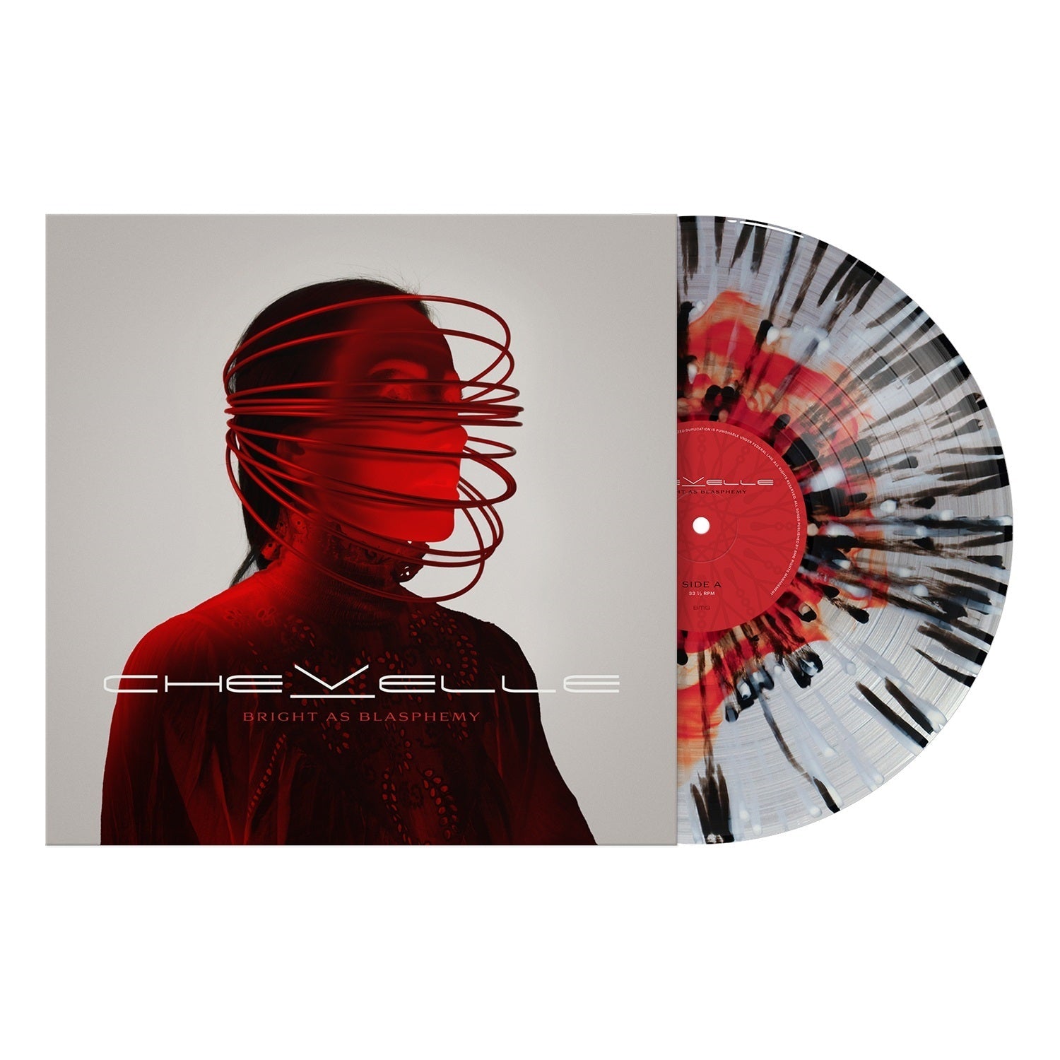 Chevelle- Bright as Blasphemy [Ruby/Clear/White-Black Splatter Vinyl] (Indie Exclusive Vinyl) ( Vinyl )