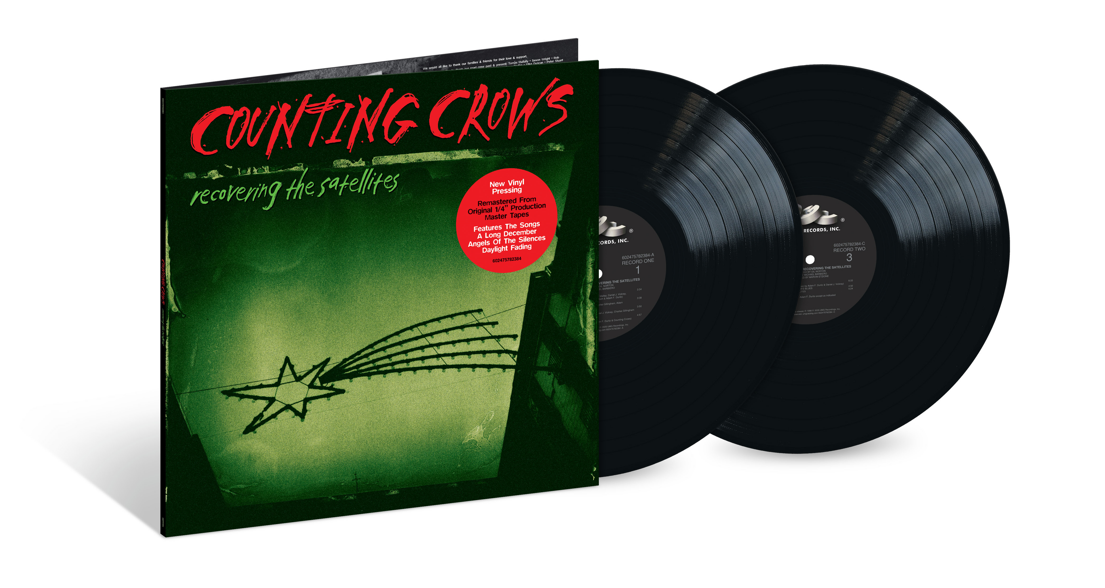 Counting Crows- Recovering the Satellites [2025 Reissue 2 LP] ( Vinyl )
