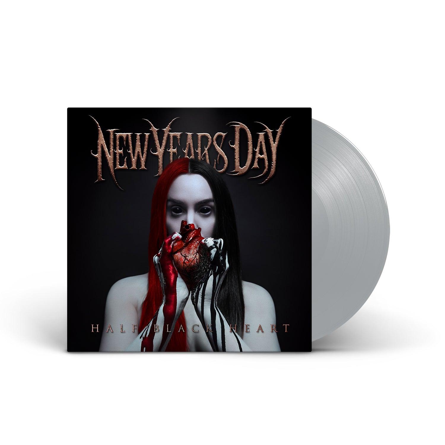 New Years Day- Half Black Heart (Silver Vinyl) ( Vinyl )