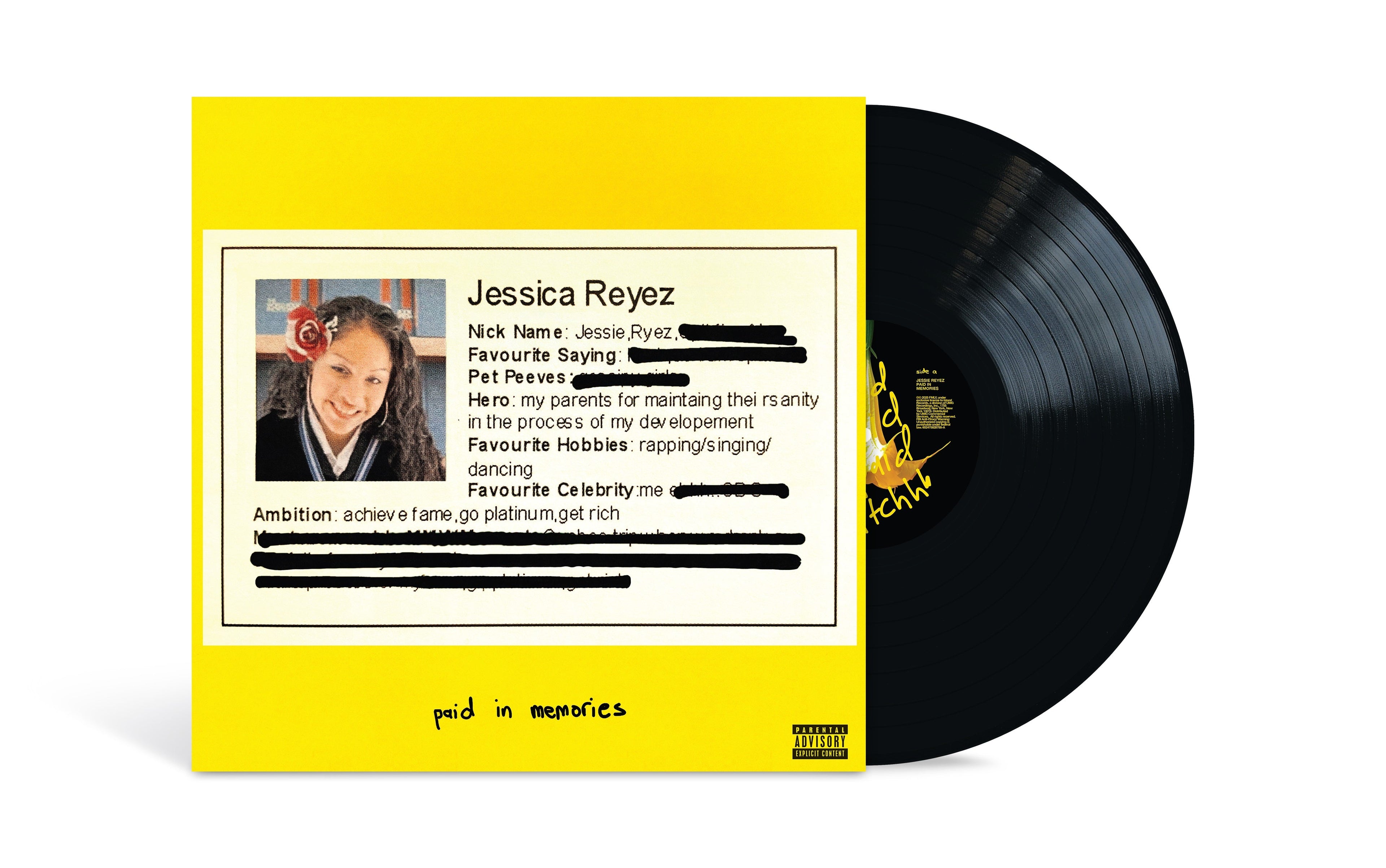 Jessie Reyez- PAID IN MEMORIES ( Vinyl )