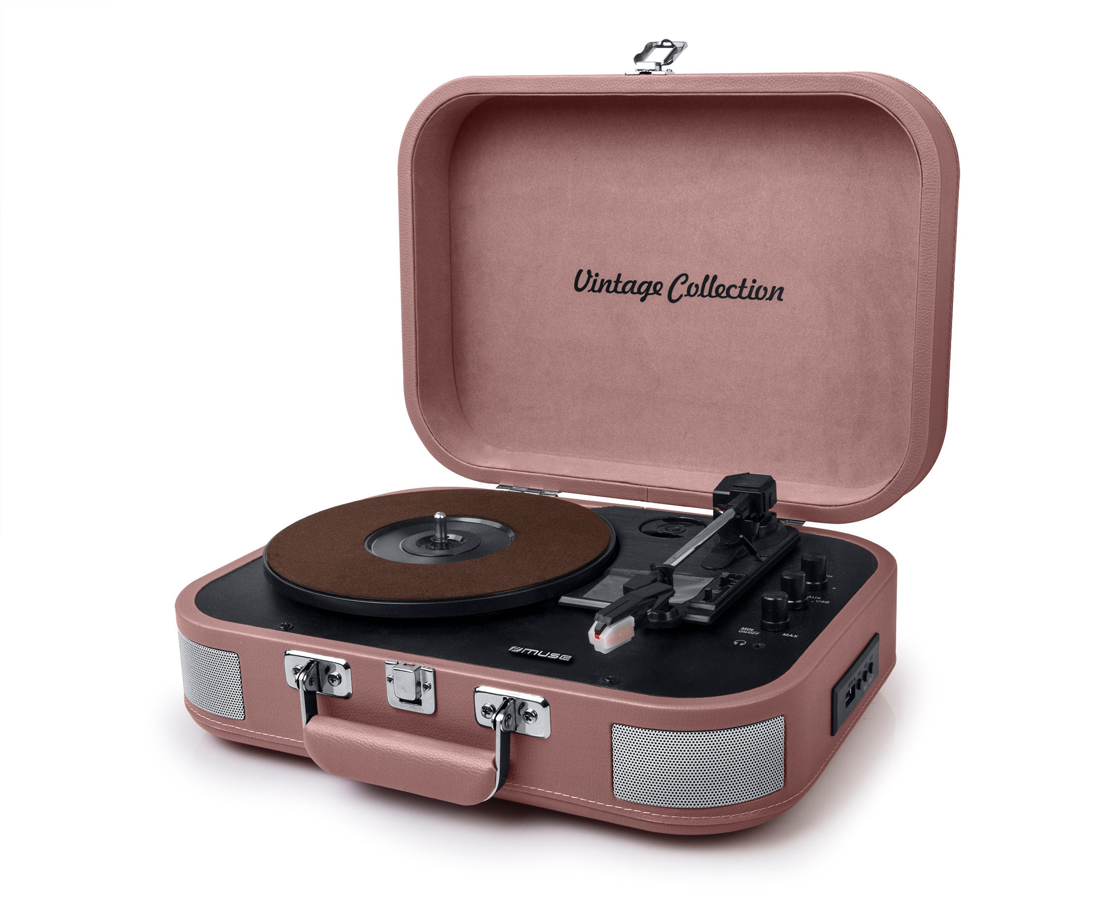Muse Turntable Stereo System 2x5W - Pink [Tech & Turntables]