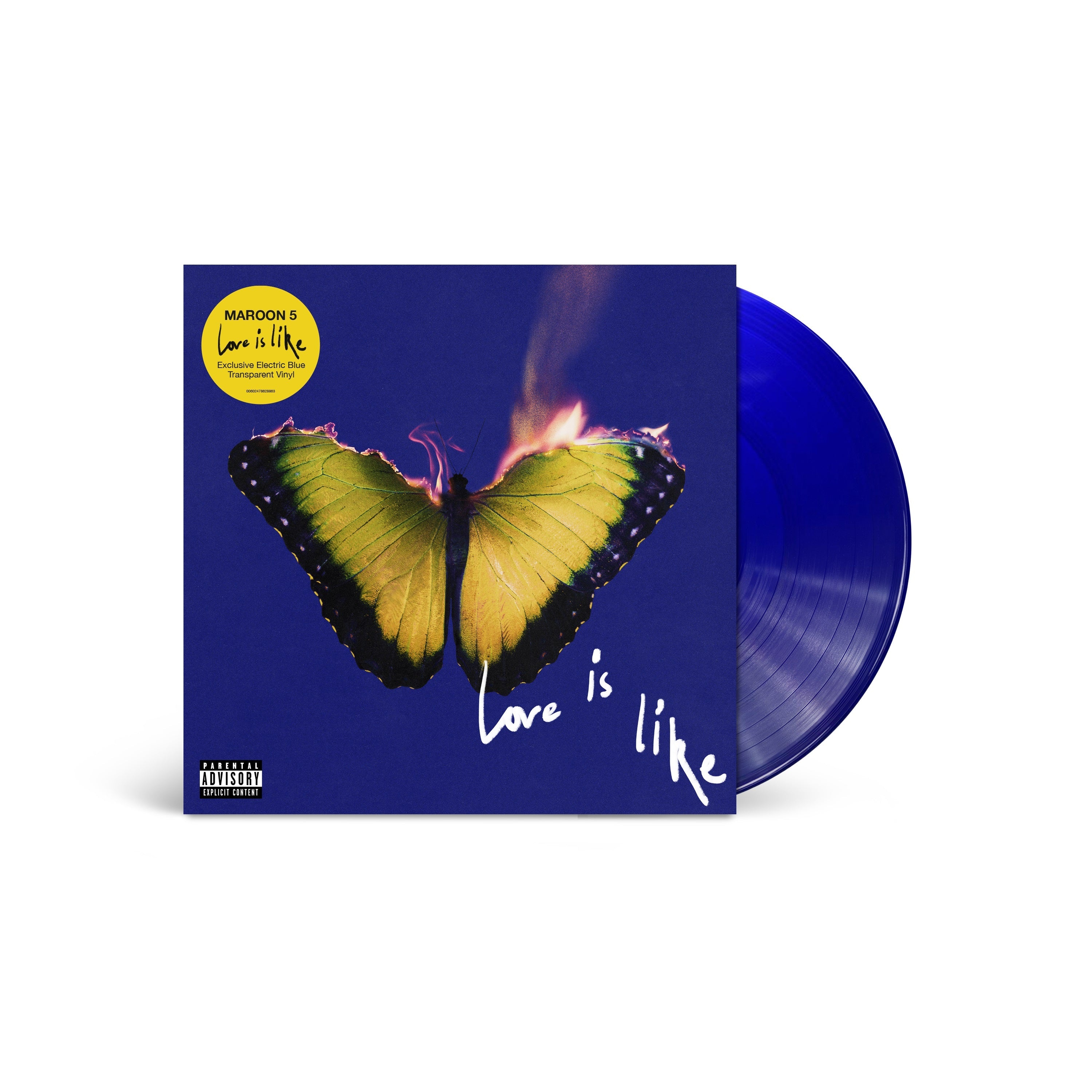 Maroon 5- Love Is Like [Electric Blue Transparent LP] (Indie Exclusive Vinyl) ( Vinyl )