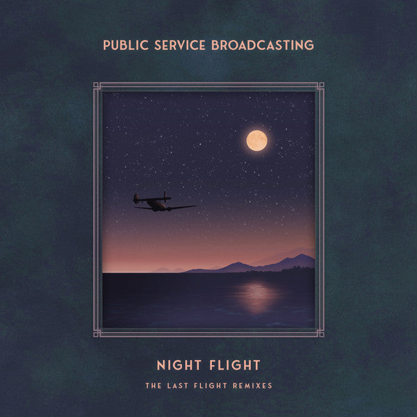 Public Service Broadcasting- Night Flight: The Last Flight Remixes (Blue) (Uk) ( Vinyl )