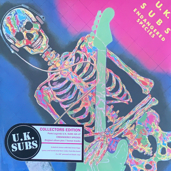 UK Subs- Endangered Species [Double 10-Inch Black Vinyl Set] ( Vinyl )