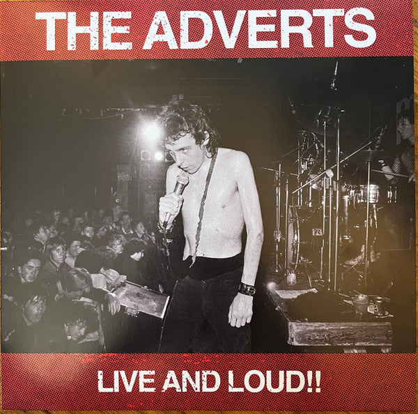 The Adverts- Live & Loud - Red Colored Vinyl with Poster ( Vinyl )