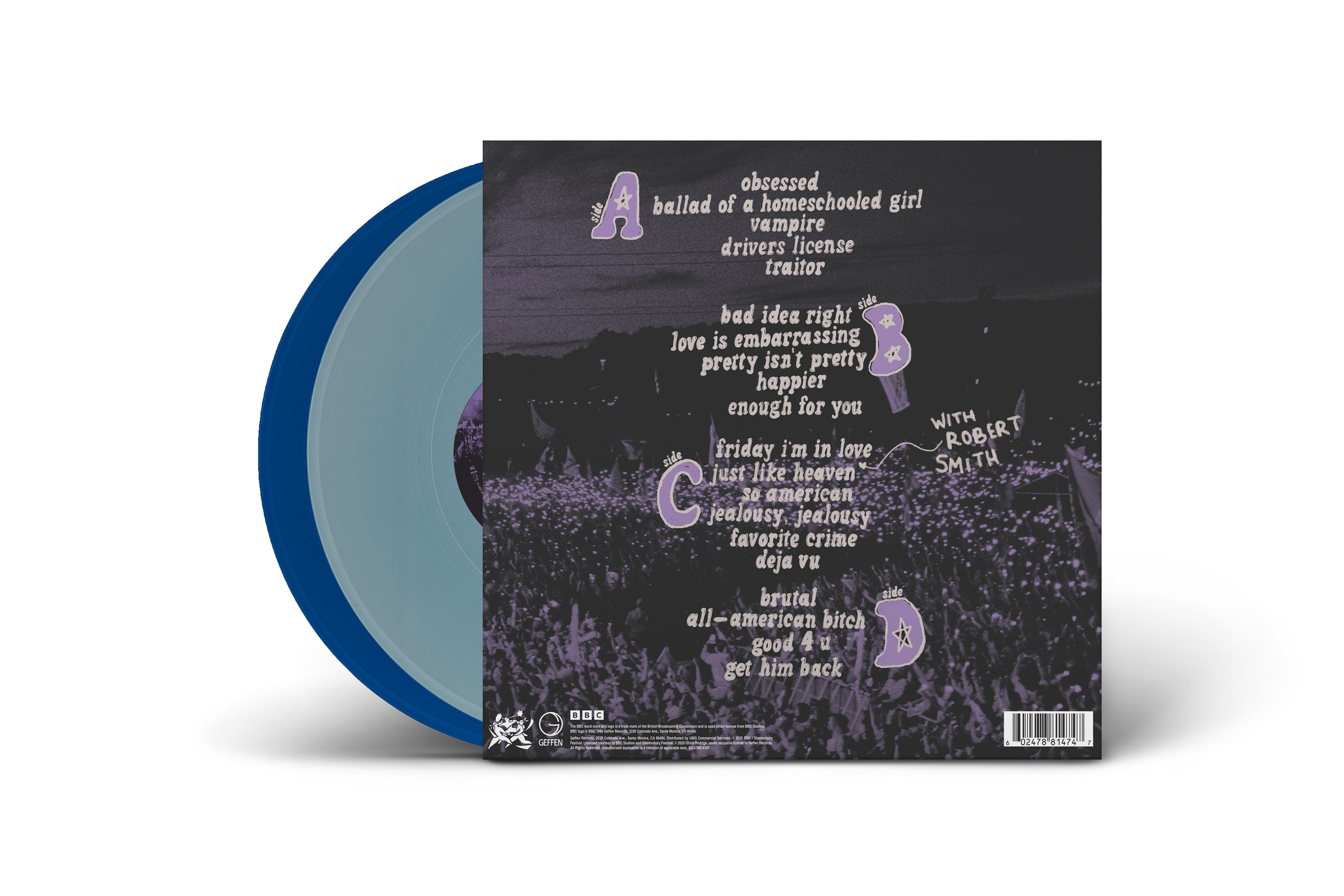 Olivia Rodrigo- Live From Glastonbury (A BBC Recording) [Light Blue/Cobalt 2 LP] ( Vinyl )