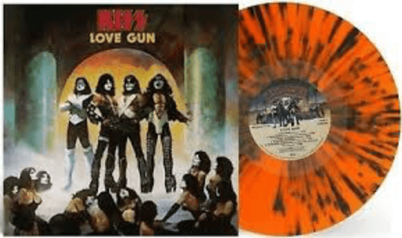 Kiss- Love Gun [Tangerine/Aqua Splatter LP] ( Vinyl )
