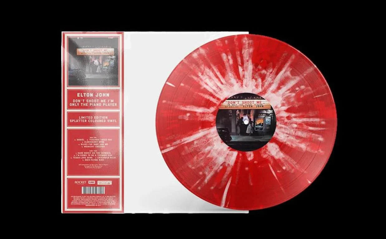 Elton John- Don't Shoot Me I'm Only The Piano Player [Red Splatter 180g LP] ( Vinyl )