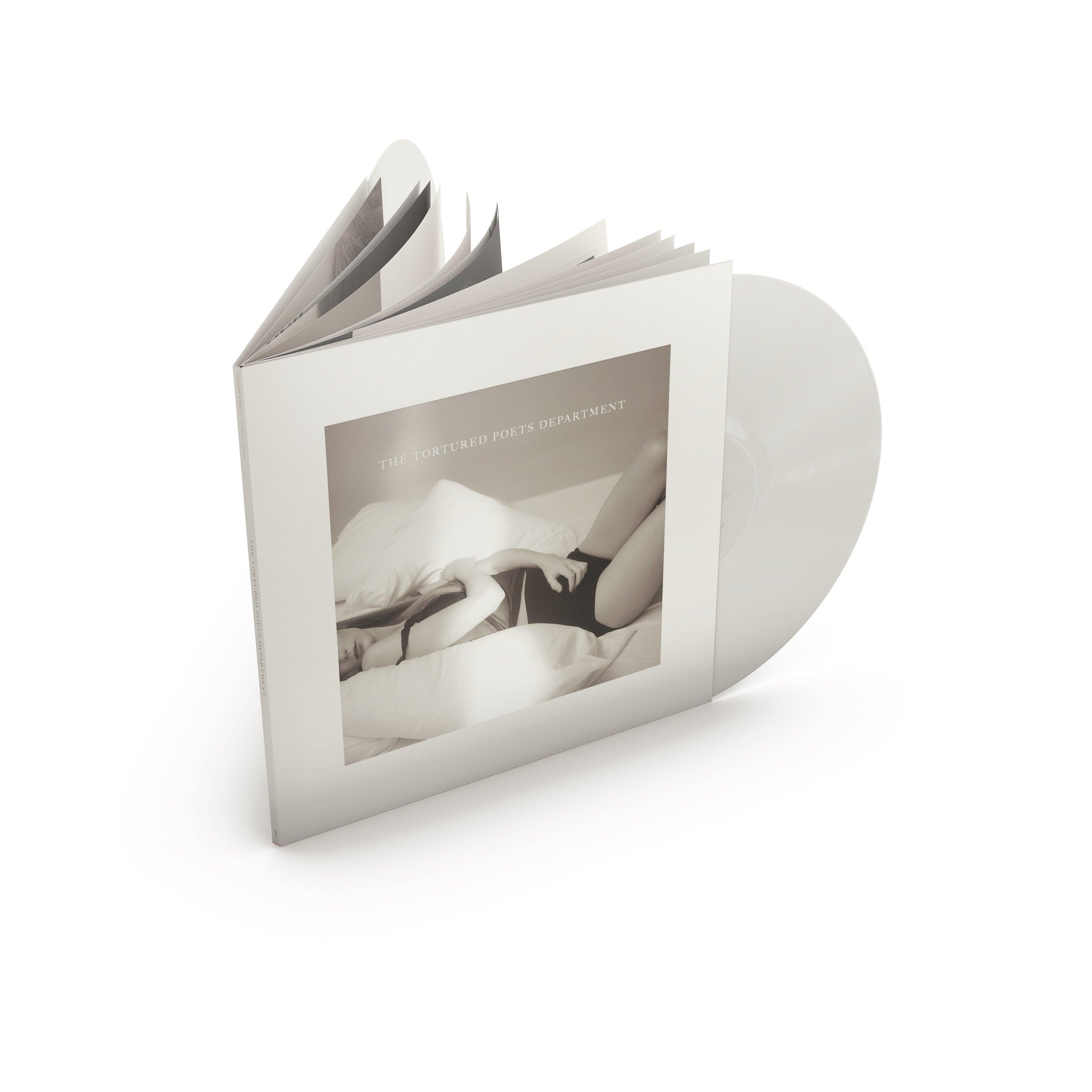Taylor Swift- The Tortured Poets Department (Ghosted White Colored 2LP) (The Manuscript Ed) ( Vinyl )