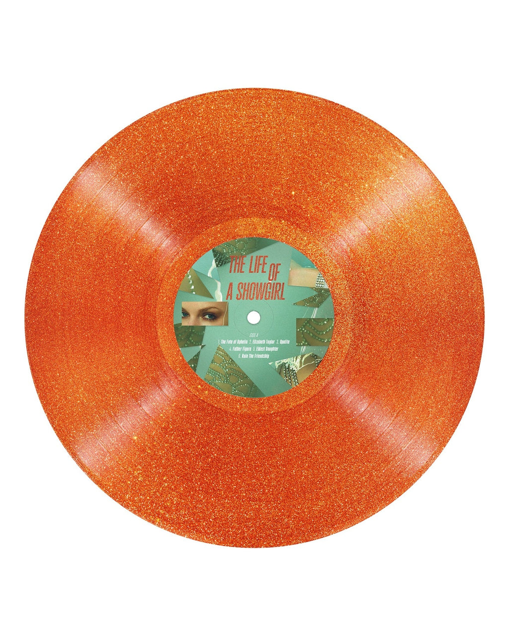 Taylor Swift- The Life of a Showgirl [Sweat and Vanilla Perfume Portofino Orange Glitter Vinyl] ( Vinyl )