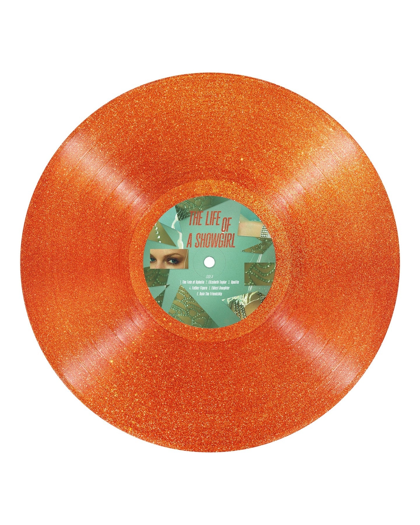 Taylor Swift- The Life of a Showgirl [Sweat and Vanilla Perfume Portofino Orange Glitter Vinyl] ( Vinyl )