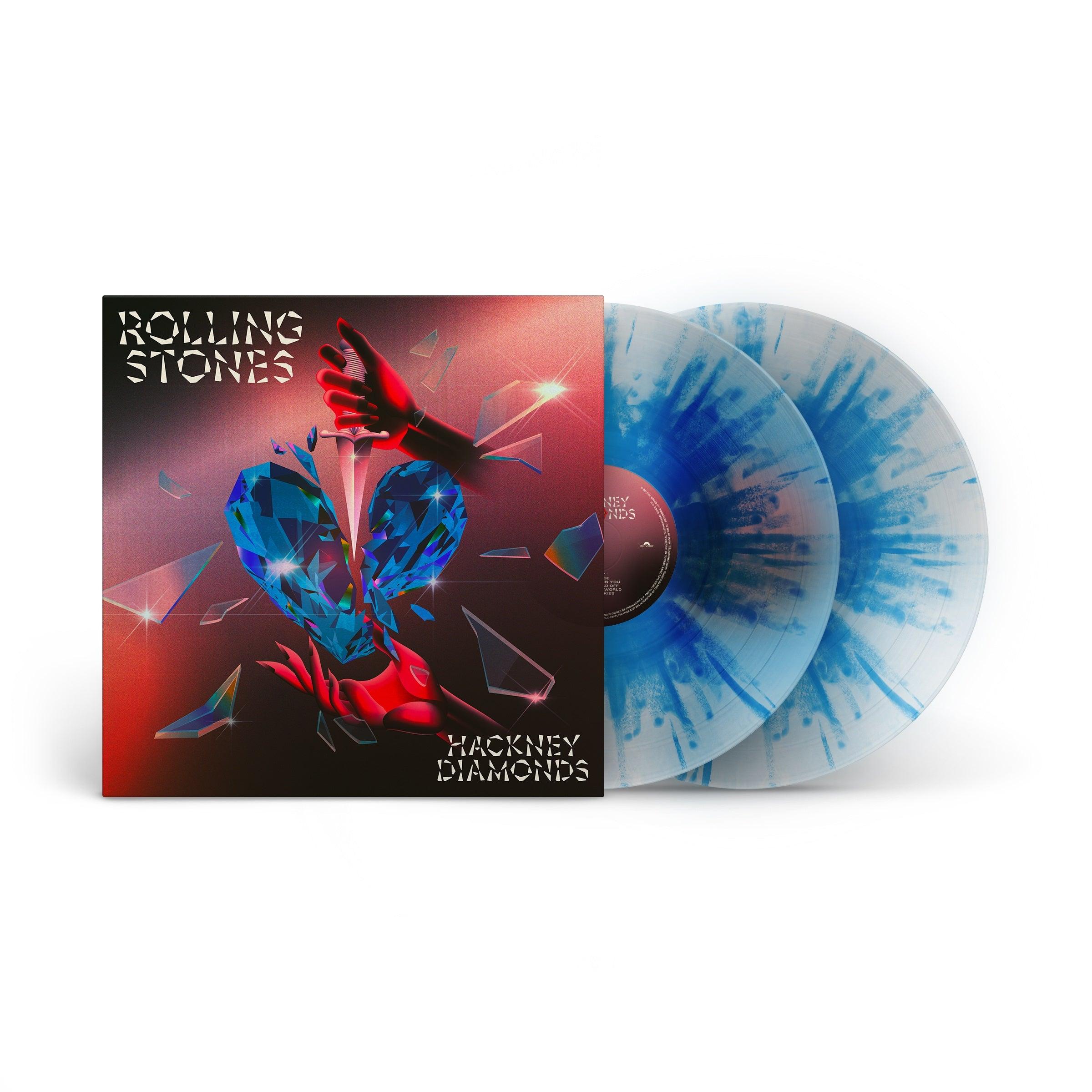 Rolling Stones- Hackney Diamonds (1 Year Anniversary) [Clear/Blue Splatter 2 LP] ( Vinyl )