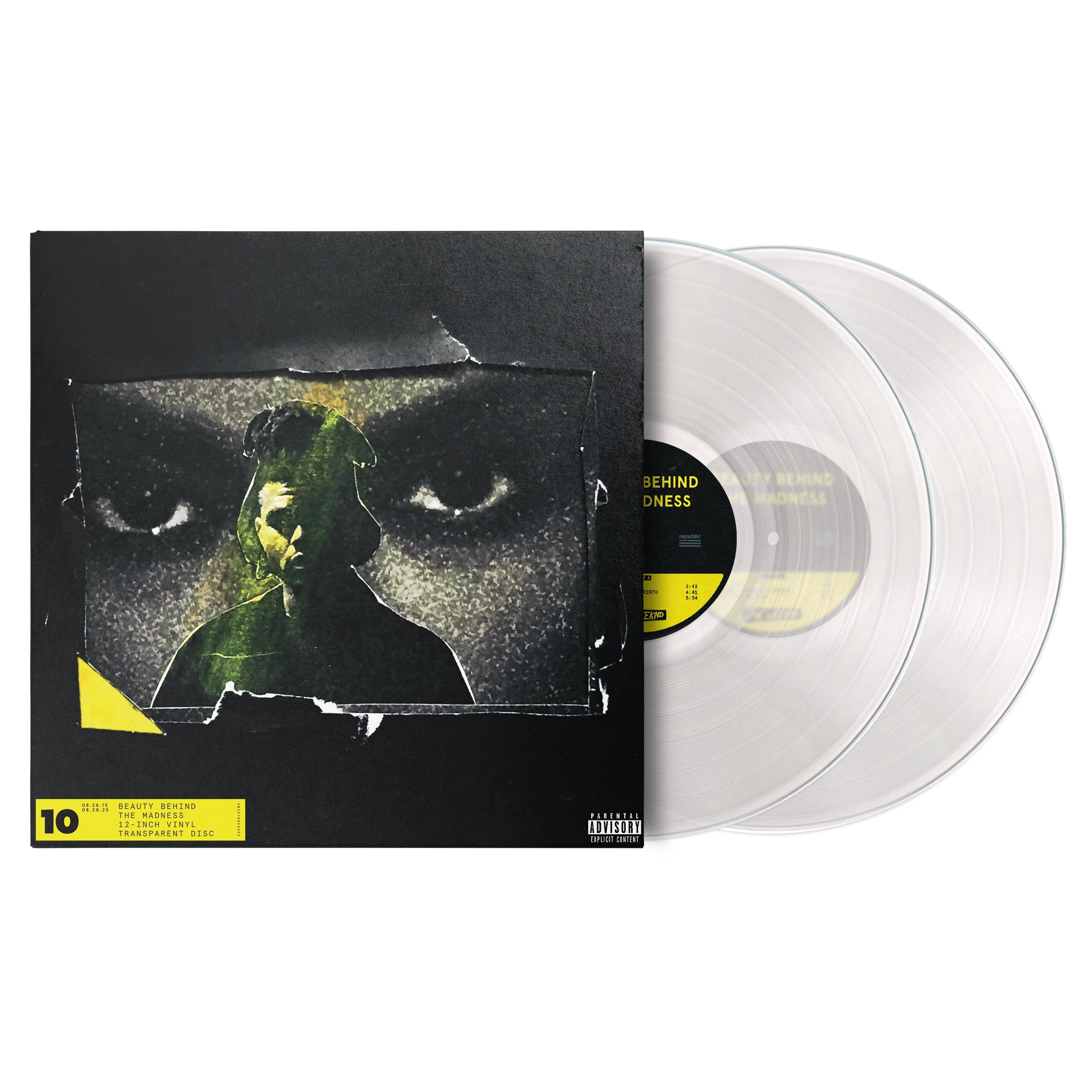 The Weeknd- Beauty Behind The Madness (10th Anniversary Edition) [Transparent 2 LP] ( Vinyl )