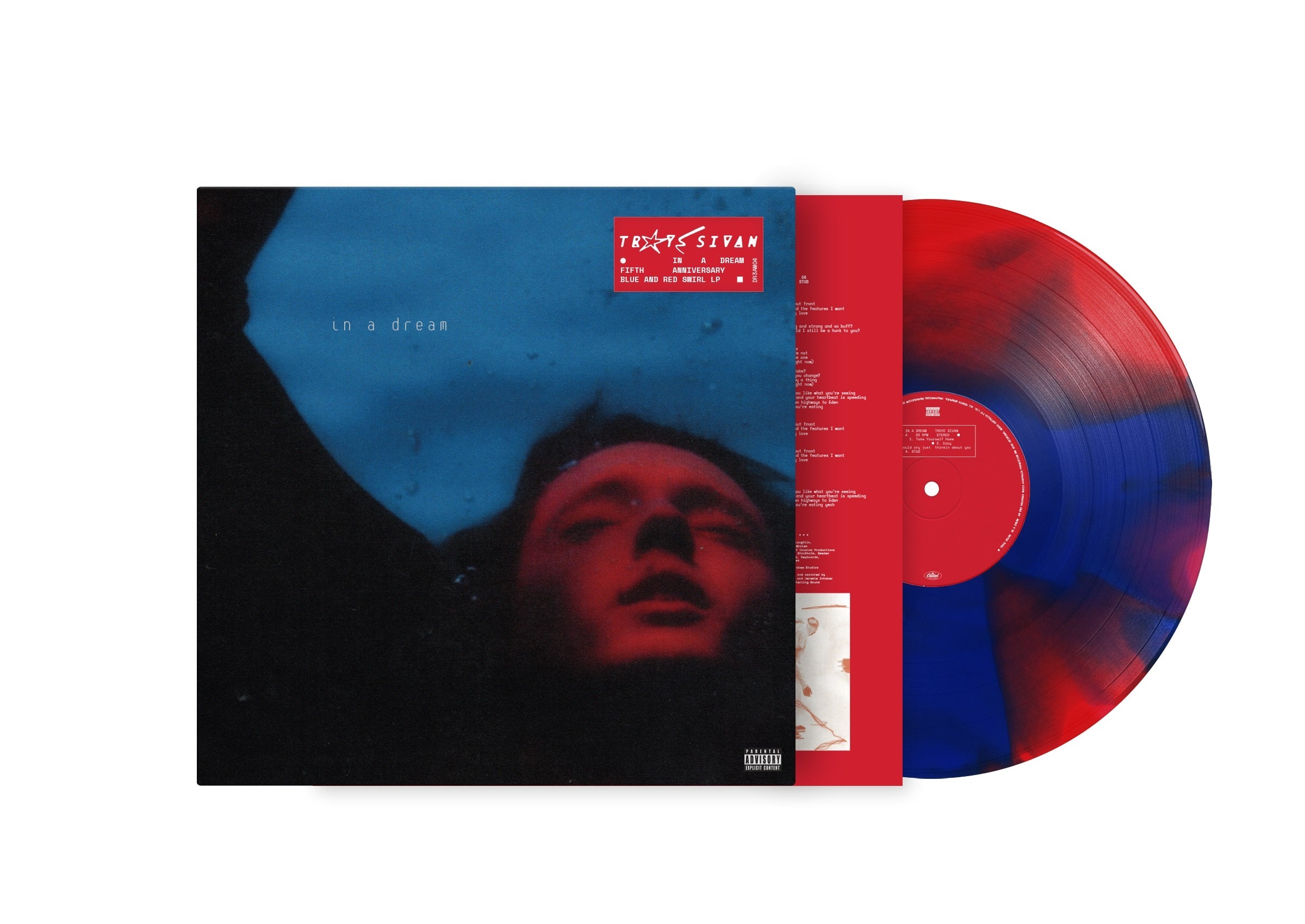 Troye Sivan- In A Dream (5 Year Anniversary) [Red/Blue Swirl 12" EP] ( Vinyl )