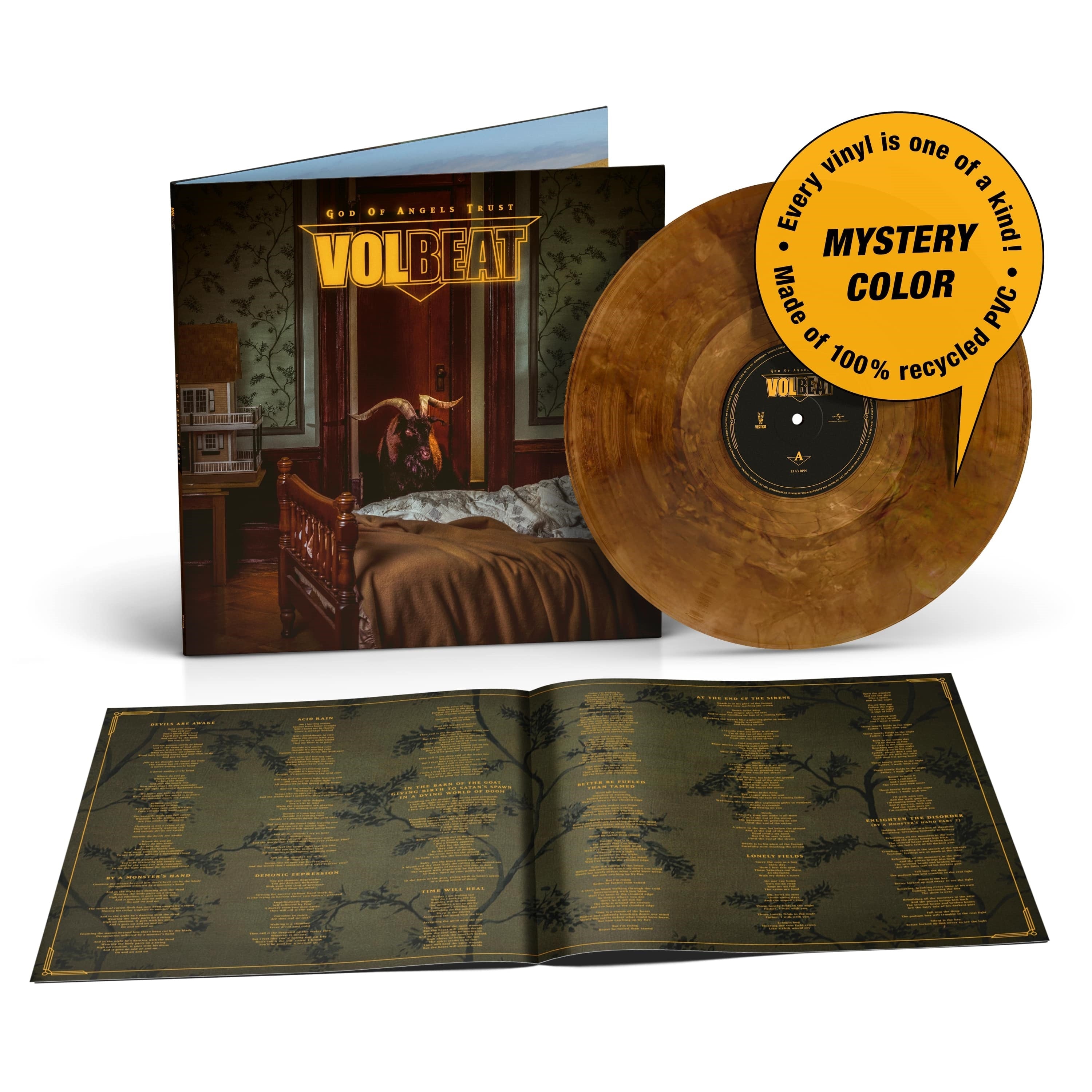 Volbeat- God Of Angels Trust (Indie Exclusive Vinyl) ( Vinyl )