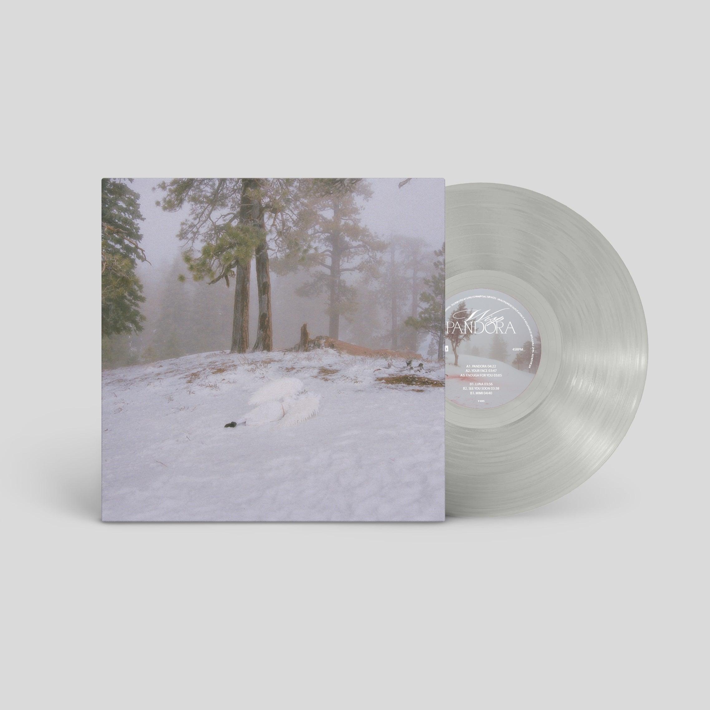 Wisp- Pandora [Translucent Milky Clear 12" EP] ( Vinyl )