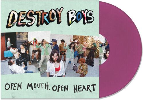 Destroy Boys- Open Mouth, Open Heart (Purple Vinyl) ( Vinyl )