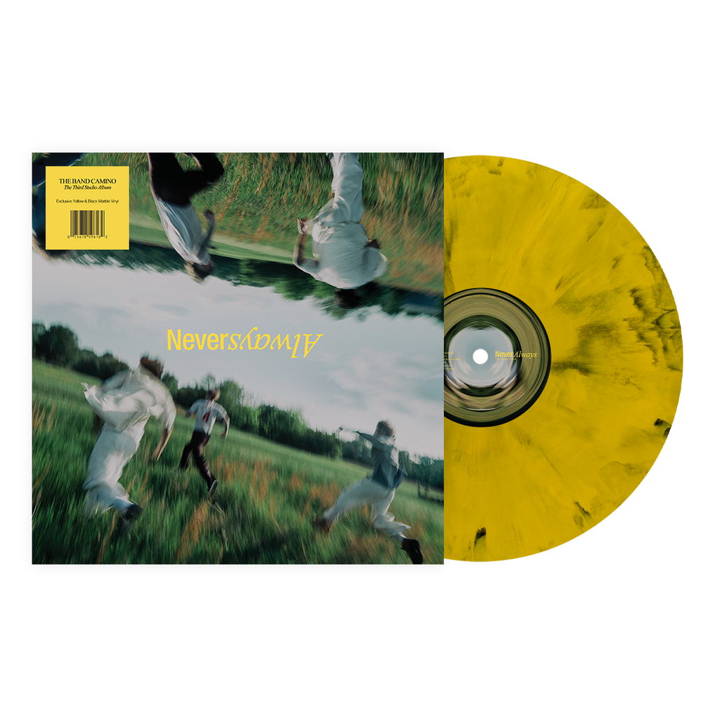 The Band Camino- Neveralways (Opaque Yellow + Black Marble Blend Vinyl) (Indie Exclusive Vinyl) (DAMAGED) ( Vinyl )