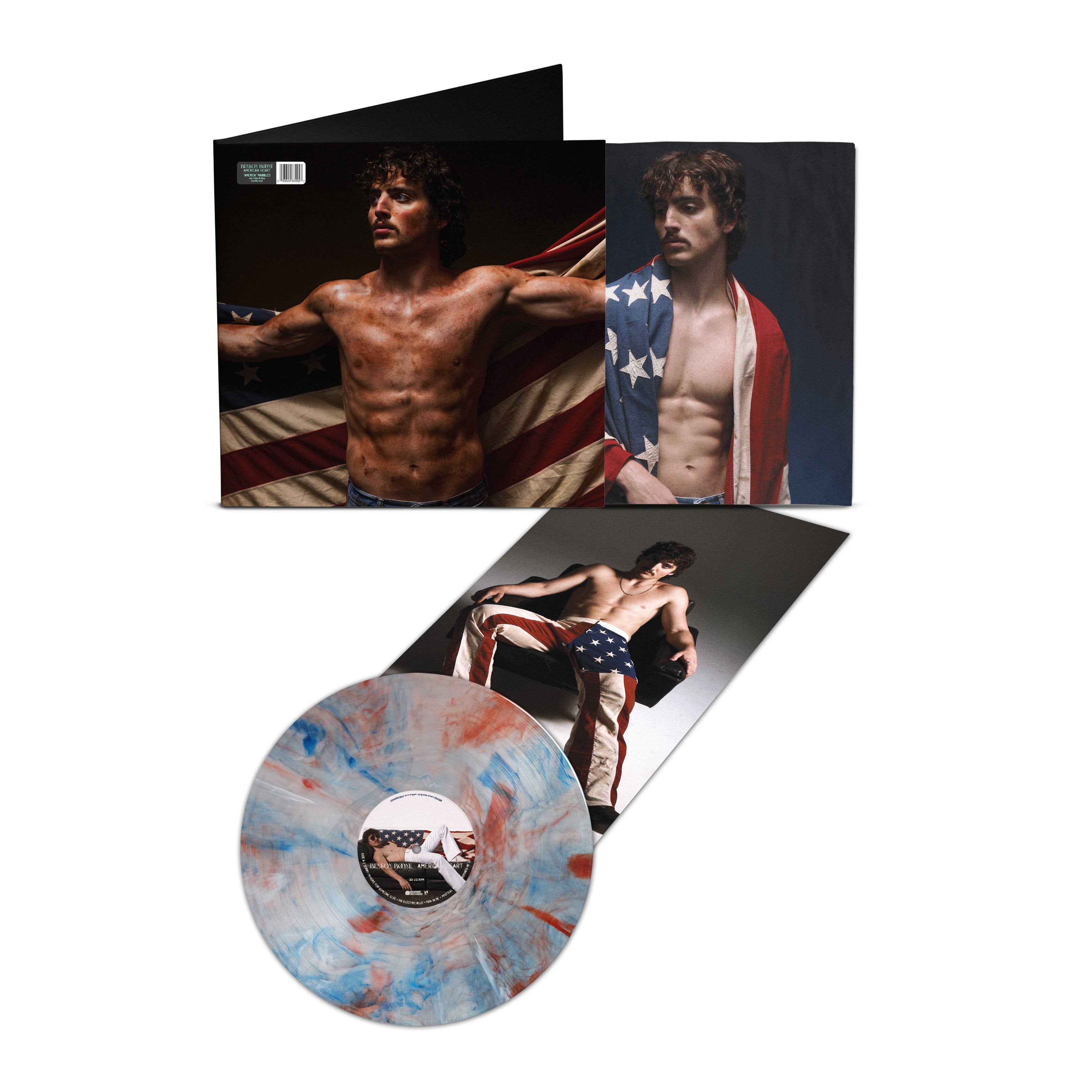 Benson Boone- American Heart (Red/White/Blue Marble Vinyl) ( Vinyl )