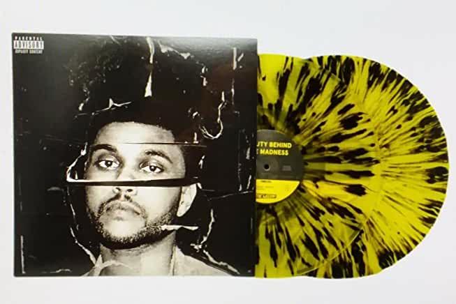 The Weeknd- Beauty Behind The Madness (Yellow w/ Black Splatter Vinyl) ( Vinyl )