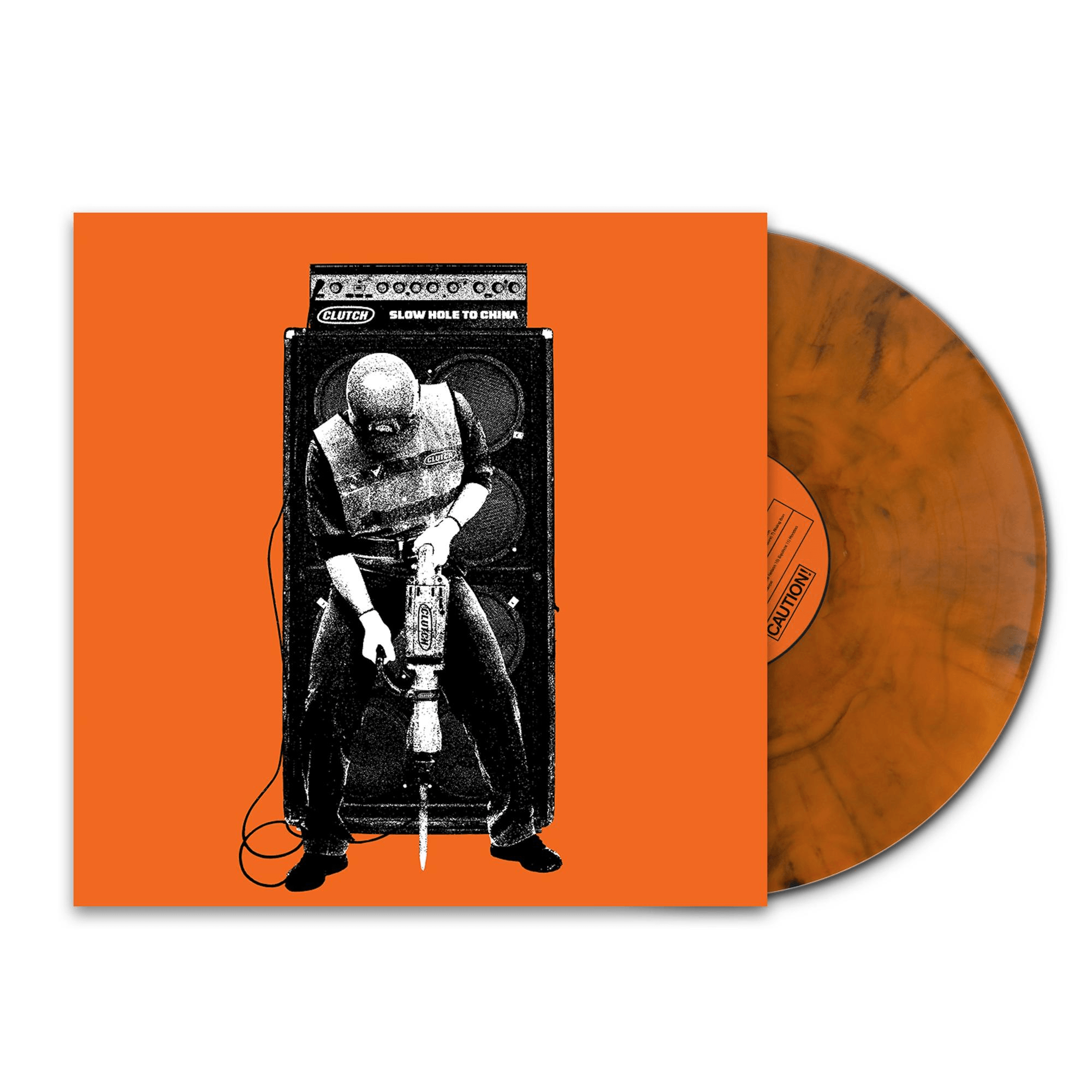 Clutch- Slow Hole To China (Orange Smoke Vinyl) (MINOR BLEMISHES) ( Vinyl )