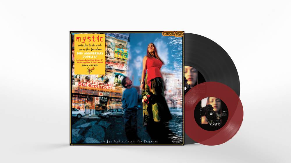Mystic- Cuts For Luck And Scars For Freedom (RSD Essential Indie Colorway Black Ice 2LP + Ruby Red 7in) ( Vinyl )