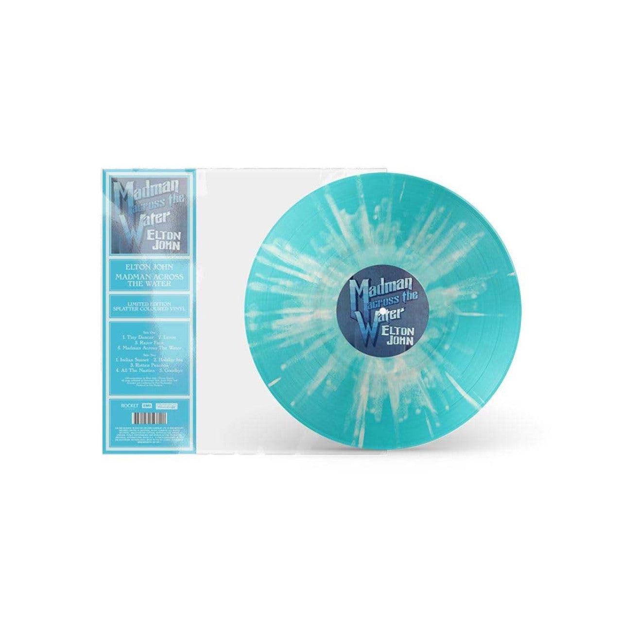 Elton John- Madman Across The Water [Light Blue Splatter 180g LP] ( Vinyl )